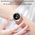 Ldnio SW03 Womens Smartwatch with 100+ Sports Modes, Health Monitoring - Silver