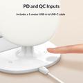 Ldnio Y3 3-in-1 15W Wireless Charger Desk Lamp with RGB Ambient Light