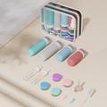 Leak-Proof Travel Silicone Bottles Set with Storage Box