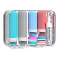 Leak-Proof Travel Silicone Bottles Set with Storage Box