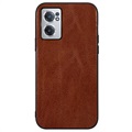 OnePlus Nord CE 2 5G Leather Coated Hybrid Cover - Brown