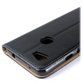 Google Pixel 3a XL Leather Wallet Case with Stand - Black