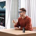 Lemorele HD200 AR Glasses HDMI/USB-C Adapter for Fire TV Stick - Black
