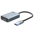 Lemorele LC06 Plus USB-A to HDMI Adapter Cable - 4K, 30Hz - Grey