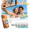 Lemorele R1021 Vlog Selfie Monitor Screen with Bluetooth Remote - White