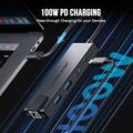 Lemorele TC24L 5-in-1 USB-C Hub - HDMI, Gigabit Ethernet, USB-C, 2x USB-A