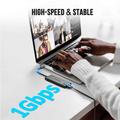 Lemorele TC24L 5-in-1 USB-C Hub - HDMI, Gigabit Ethernet, USB-C, 2x USB-A