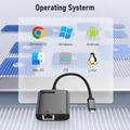 Lemorele TC35 USB-C to 2.5G Ethernet Adapter with USB-C Port