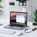 Lemorele TC53 Compact 4-in-1 USB 3.0 Hub - Grey
