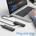 Lemorele TC55 Slim 4-Port USB 3.0 Hub - Black