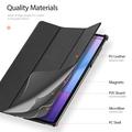Lenovo Idea Tab Pro Gen 2 Dux Ducis Domo Tri-Fold Smart Folio Case - Black
