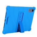 Lenovo Idea Tab Pro Gen 2, Motorola Moto Pad 70 Pro Silicone Case with Kickstand - Blue