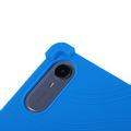 Lenovo Idea Tab Pro Gen 2, Motorola Moto Pad 70 Pro Silicone Case with Kickstand - Blue
