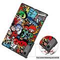 Lenovo Idea Tab Pro Gen 2 Tri-Fold Series Smart Folio Case - Graffiti