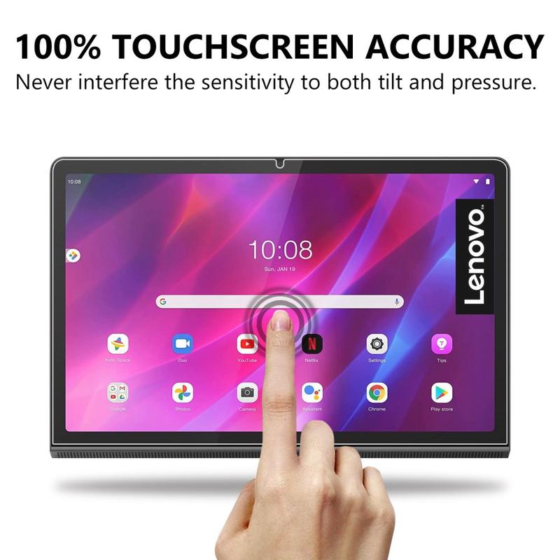 Lenovo Yoga Tab 11 AntiBlue Ray Tempered Glass Screen Protector Case Friendly Clear