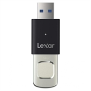 Lexar JumpDrive Fingerprint F35 Pro USB-A 3.2 Flash Drive - 64GB