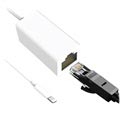 Lightning to RJ45 Ethernet LAN Wired Network Adapter - White