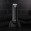 Lilipro Waterproof Electric Body Hair Trimmer with LED Display - Black