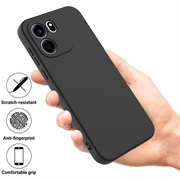 OnePlus Nord CE6 Liquid Silicone Case with Hand Strap - Black