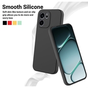 OnePlus Nord CE6 Liquid Silicone Case with Hand Strap - Black