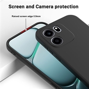 OnePlus Nord CE6 Liquid Silicone Case with Hand Strap - Black