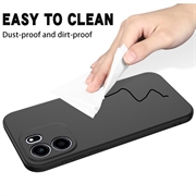 OnePlus Nord CE6 Liquid Silicone Case with Hand Strap - Black