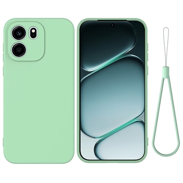 OnePlus Nord CE6 Liquid Silicone Case with Hand Strap - Green