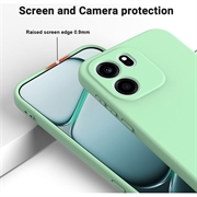 OnePlus Nord CE6 Liquid Silicone Case with Hand Strap - Green
