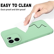 OnePlus Nord CE6 Liquid Silicone Case with Hand Strap - Green