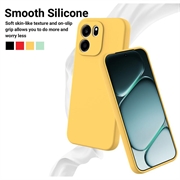 OnePlus Nord CE6 Liquid Silicone Case with Hand Strap - Yellow