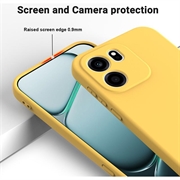 OnePlus Nord CE6 Liquid Silicone Case with Hand Strap - Yellow