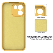 OnePlus Nord CE6 Liquid Silicone Case with Hand Strap - Yellow