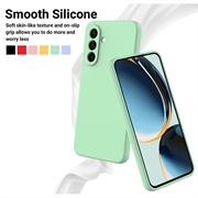 Samsung Galaxy S27 Liquid Silicone Case with Hand Strap - Green