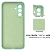 Samsung Galaxy S27 Liquid Silicone Case with Hand Strap - Green