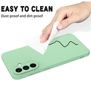 Samsung Galaxy S27 Liquid Silicone Case with Hand Strap - Green