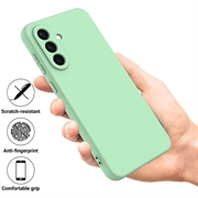 Samsung Galaxy S27 Liquid Silicone Case with Hand Strap - Green