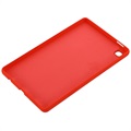 Samsung Galaxy Tab A7 Lite Liquid Silicone Case - Red