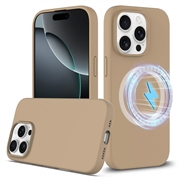 iPhone 16 Pro Liquid Silicone Case - MagSafe Compatible - Desert Gold