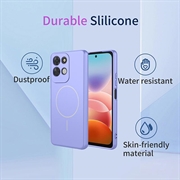 Xiaomi Redmi 17 5G/4G Liquid Silicone Case - MagSafe Compatible - Purple
