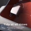 Lisen B104 4-in-1 Car Charger with Retractable USB-C & Lightning Cables - 45W
