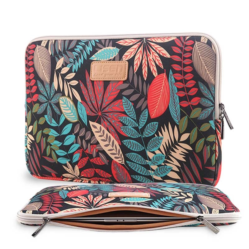 Lisen UltraStylish Universal Laptop Sleeve 14 Colorful Leaves