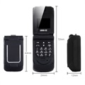 Long-CZ J9 Mini Flip Phone - GSM, Bluetooth - Black