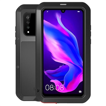 Love Mei Powerful Huawei P30 Lite Hybrid Case - Black