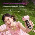 M126 Mini Portable Pocket Fan with Stickers Display - 18000RPM - Pink