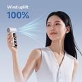 M126 Mini Portable Pocket Fan with Stickers Display - 18000RPM - White
