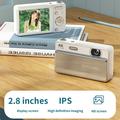 M15 4K Digital Camera - 2.8" Display, 64MP, 16X Zoom, Auto Focus, 32GB Card - White