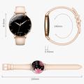 M201 Ultra-Thin Women s Smart Watch with IP68 Waterproof Protection - Gold