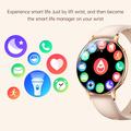 M201 Ultra-Thin Women s Smart Watch with IP68 Waterproof Protection - Gold