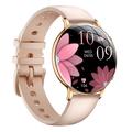 M201 Ultra-Thin Women s Smart Watch with IP68 Waterproof Protection - Gold