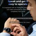 M301 Ultra-Thin Fitness Smart Watch - IP68 Waterproof - Blue